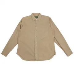 コムデギャルソン オムプリュス エバーグリーンCOMME des GARCONS HOMME PLUS EVER GREEN 裏スタッズ製品染めコットンシャツ ベージュSS