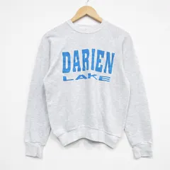 S/古着 リー Lee 長袖 スウェット メンズ 90年代 90s DARIEN ラグラン クルーネック USA製 薄グレー 霜降り 25dec22