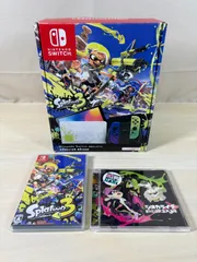 [大野36-2-0212] [併売] Nintendo Switch 有機ELモデル スプラトゥーン3Edition ソフト+シオカライブCDセット