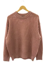 JOURNAL STANDARD relume (ジャーナルスタンダードレリューム) ■ ③ 23080464000030 IBERICO MERINO WOOL メッシュクルーネックニット レディース ピンク M