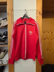 アディダス 赤色 ジャージ M