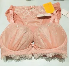 新品   チュチュアンナ 永遠のブラ 上下セット ブラ＆ショーツ  B70  E75  シェルピンク 定価 3498円   127