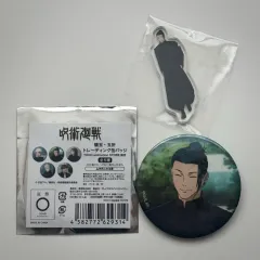 呪術廻戦 懐玉・玉折 夏油 傑 ミニアクリル ＆ 缶バッジ