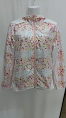 【可愛いフルーツ柄】アディダス ネオ ウインドブレーカー L 総柄 ピンク