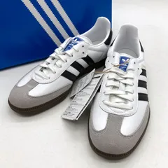 adidas Originals アディダスオリジナルス スニーカー SAMBA OG サンバ B75806 新品同様 箱付き ライン ストリート カジュアル メンズ 26.5cm ホワイト ブラック 靴 B15822◆
