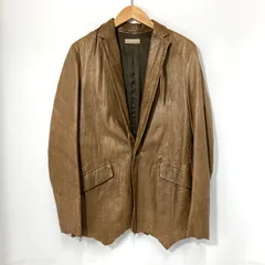 GOA ゴア レザージャケット 豚革 35947004 古着 カジュアル メンズ サイズ2 S～Mサイズ ブラウン アウター A15772◆のサムネイル