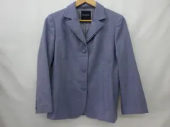 LANVIN ランバン テーラード ジャケット ブルー グレー レディース 女性用 サイズ40 中古品