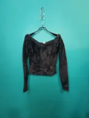 H&Mレディース オフショルダー 長袖ニット