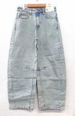 GU バレルレッグジーンズ Lサイズ 62 BLUE ブルー ジーユー レディース タグ付き ジーユー 未使用