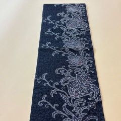 西陣織九寸帯未仕立品 （株）弥栄織物黒地華文更紗 正絹 新品 - メルカリ