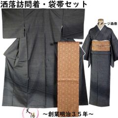 値下げ交渉OK！」夏物 L寸 洗える ポリエステル 紗 小紋 セット