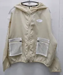 ナイキ ランニング ウィンドブレーカー フード ジャケット ベージュ