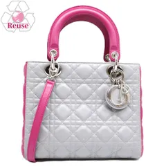 【リユース品】 ディオール DIOR バッグ 2WAYバッグ レディディオール グレー系/パープル系 【お取り寄せ】