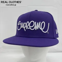 Supreme×New Era/シュプリーム×ニューエラ【22SS】Handstyle Cap/ハンドスタイル キャップ/帽子/パープル