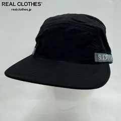 【未使用】Supreme/シュプリーム【18SS】Tonal Taping Camp Cap/トーナル テーピング キャンプ キャップ/帽子/ブラック