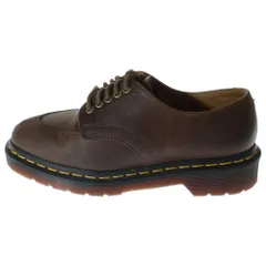 Dr.Martens (ドクターマーチン) 2046 Crazy Horse Leather 5ホール レースアップ ローカット レザー ドレスシューズ レディース ダークブラウン