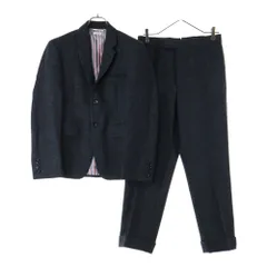 THOM BROWNE (トムブラウン) チェック柄 裏地トリコロール ノッチドラペル 3B テーラードジャケット ノータックスラックスパンツ セットアップ MJC001A-05789025/MTC001A-05789025のサムネイル