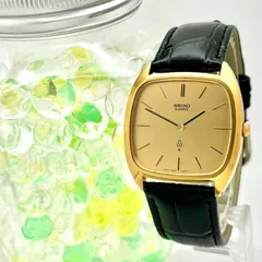 【新品電池】SEIKO セイコー メンズ 腕時計 ゴールド 7820-5020 830696 新品ベルト