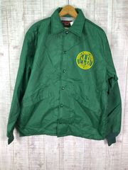 O-54)STUSSY ステューシー ワークジャケット ロゴワッペン イエロー
