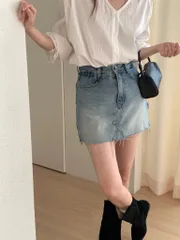 デニムスカート st312キュロット ykk