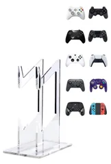 I'm so happy コントローラー スタンド 2段 2台 ゲームコントローラー 充電 ps4 ps5 switch PC (クリア) [クリア]