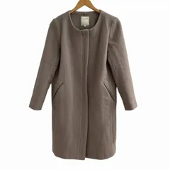 ビーミングバイビームス B:MING LIFE STORE by BEAMS ウール ノーカラーコート ジャケット ベージュ M
