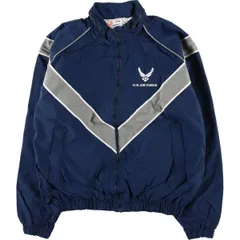古着 00年代 米軍実品 U.S.AIR FORCE SKILCRAFT PTU トレーニングジャケット ナイロンジャケット USA製 MEDIUM/REGULAR/eaa610273