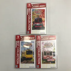 【中古美品】 Nintendo Switch ニンテンドー スイッチ ソフト 3本 まとめ セット BEST COLLECTION 鉄道にっぽん！ 路線たび [CERO区分_A / 全年齢対象商品] 【023-260212-mh-02-fuz】