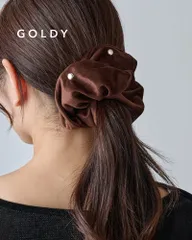 GOLDY ゴールディ ベロアスタッズシュシュ 6250913【メール便可】