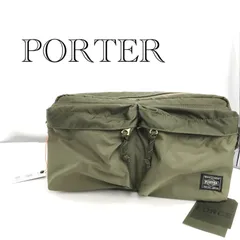 未使用 未使用 PORTER ／ 吉田カバン フォース2wayバッグ 855-07418 ボディバッグ  オリーブドラブ ポーター ウエストバッグ ユニセックス 鞄