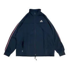 00s adidas アディダス CLIMA365 トラックジャケット ジャージ メンズ Lサイズ ネイビー Y2K 【送料込み】