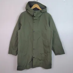 UNIQLO ユニクロ ブロックテックコート 無地 オリーブ Lサイズ メンズ 古着 テック系 シンプル