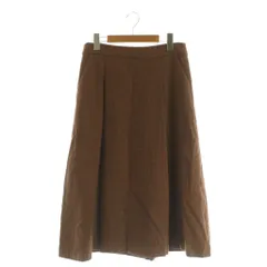 キース KEITH ツイードスカート ロング タック 40 レッド /MY ■OS ■GY58