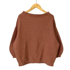 スピック&スパン Spick&Span 長袖 ニット ハイネック ウール混 セーター オレンジ ■GY06