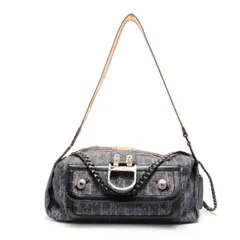 Christian Dior クリスチャンディオール ショルダーバッグ デニム キャンバス トロッター ワンショルダー【中古】