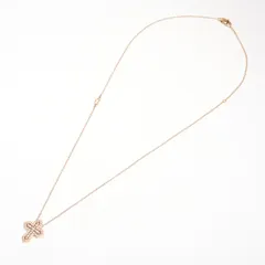 その他ブランド ネックレス DAMIANI ダミアーニ ベル エポック BELLE EPOQUE クロス ピンクゴールド ダイヤモンド K18【中古】