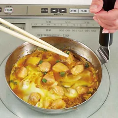 親子鍋 ステンレス親子鍋 Don IH対応 ( 日本製 ステンレス製 親子丼 ガス火対応 調理器具 キッチン用品 )のサムネイル