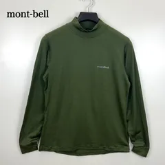 mont-bell 00s archive SUPER MERINO WOOL mock L/S Tee S 1104687 モンベル スーパーメリノウール モックネック 長袖トップス レイヤー 登山 防寒