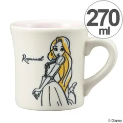 マグカップ ラプンツェル スケッチマグ 270ml 磁器 食器 日本製 キャラクター （ 食洗機対応 コップ 電子レンジ対応 マグ カップ 大人 子供 洋食器 プリンセス ディズニー ）