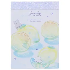 【メール便】メモ帳 プチメモ ミニミニメモ ジュエリーフルーツ レモン クーリア 新学期準備文具 日本製 かわいい 女の子 グッズ 