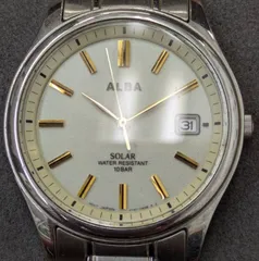 N ★GW特価★処分価格【中古品】SEIKO セイコー アルバ 腕時計 ソーラー メンズ