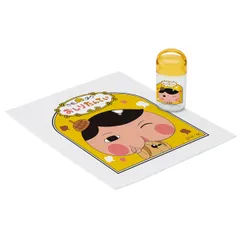 おしぼりセット おしりたんてい 子供 キャラクター （ おしぼりケース ハンドタオル お弁当グッズ 子ども おしぼりタオル 遠足 運動会 行楽 ピクニック 子ども用 ）