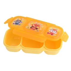 離乳食ケース M アンパンマン 保存容器 持ち運び パッキン付 （ 電子レンジ対応 食洗機対応 離乳食 持ち運び 弁当箱 冷凍対応 離乳食食器 仕切り ランチボックス ）