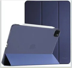 ★ProCase iPad Pro 11 ケース 第4/3/2/1世代に適用（2022 2021 2020 2018)、[Apple Pencilのペアリングと充電に対応] 三つ折り スタンド スマートカバー - ネイビー
