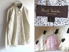 新品 フィラン シャツ 星柄 刺繍 ベージュ 長袖 綿100% 3L 大きめ 