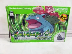 美品　任天堂　ゲームボーイアドバンス　GBA　ポケットモンスター リーフグリーン　ワイヤレスアダプタ付