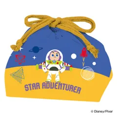 ランチバッグ 巾着袋 弁当袋 トイ・ストーリー SPACE MOON 子供 （ トイストーリー バズ ランチ巾着 お弁当入れ 幼稚園 保育園 キッズ お弁当箱 弁当箱 お弁当 弁当 巾着 袋 ポーチ バッグ 弁当巾着 ディズニー ピクサー ）