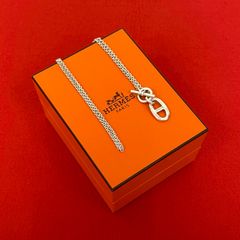 もらった箱のまま！！HERMES シルバー セリエネックレス エルメス 