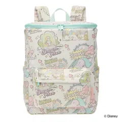 リュック 子供 保冷リュック ディズニー プリンセス キャラクター スクエア型 （ リュックサック バックパック キッズバッグ 保冷 バッグ 子供用 お姫様 保冷バッグ かばん カバン キッズ 遠足 行楽 クーラー キャラ ディズニー ）