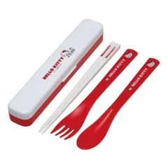 トリオセット 箸 スプーン フォーク 抗菌 音の鳴らない ハローキティ タイニーチャム （ キティ 食洗機対応 カトラリーセット お箸 銀 AG 日本製 女子 食洗機OK カトラリー トリオ セット お弁当 弁当 持ち運び 給食 女性 ）